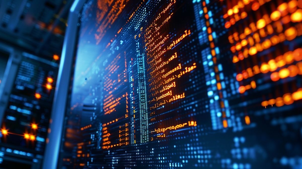 Tela de computador exibindo janela de terminal com linhas de código, simbolizando comandos Linux.