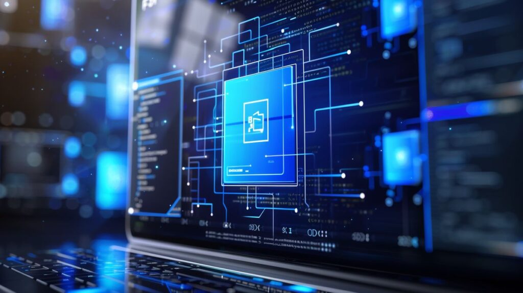 Tela de computador exibindo interface simplificada de Protocolo de Transferência de Arquivos (FTP) com pastas e arquivos sendo transferidos entre dois dispositivos.